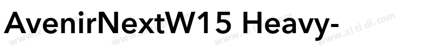 AvenirNextW15 Heavy字体转换